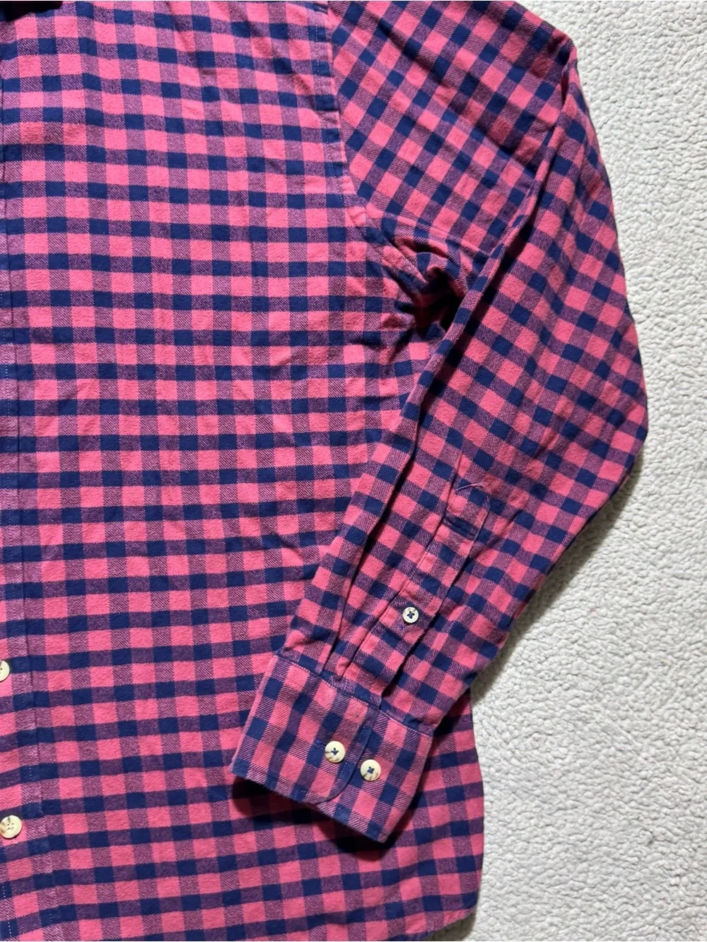 UnTuckIt Shirt Mens Large Slim Fit Plaid Button-Up Long Sleeve Collared Bricco